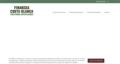 Desktop Screenshot of finanzascostablanca.com