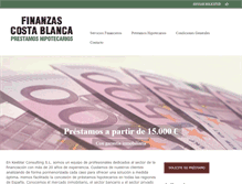 Tablet Screenshot of finanzascostablanca.com